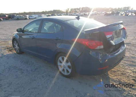 2013 Hyundai Elantra Limited из США, поврежденный, VIN KMHDH4AE0DU634866